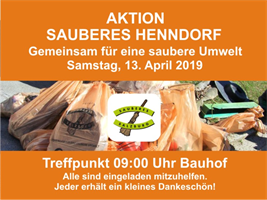 Sauberes Henndorf 13 April 2019